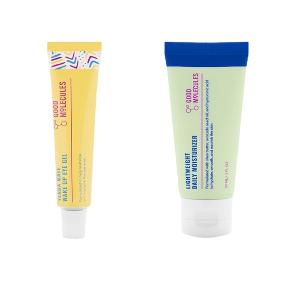 Good Molecules Yerba Mate Wake Up Eye Gel and Lightweight Daily Moisturizer - Picture 1 of 7